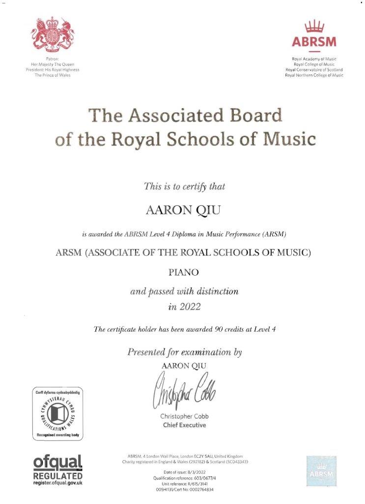 AQ ABRSM ARSM