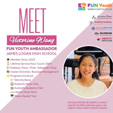 FUN Ambassador Victorine Wang